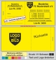 Preview: 1000 Große Lose 14,9 x 6,8cm - doppelseitiger Druck 1/1 Schwarz [[-inkl.-Gestaltungsservice-]]
